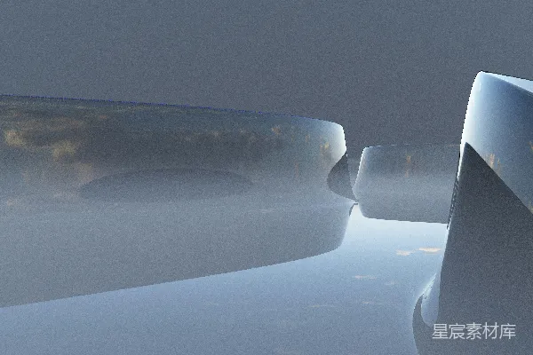 高清摄影 一张带有天空背景的闪亮表面的特写照片