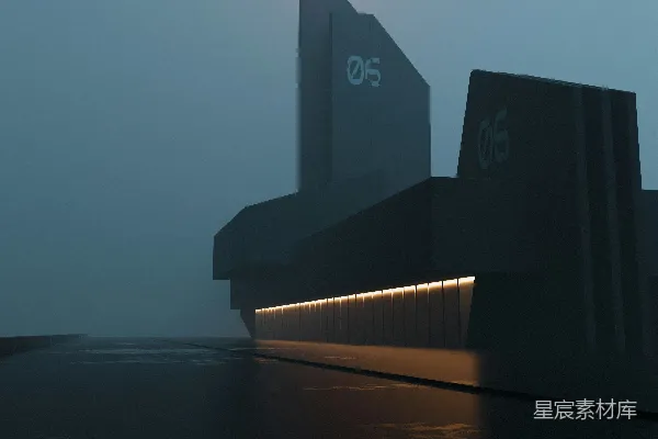 高清摄影 一座带有钟表的大型建筑