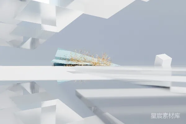 高清摄影 一幅带有天空背景的建筑抽象照片
