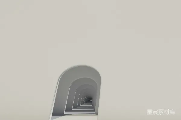 高清摄影 一个白色的房间，天花板上有一束光线照进来。