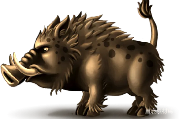 元素素材 猪