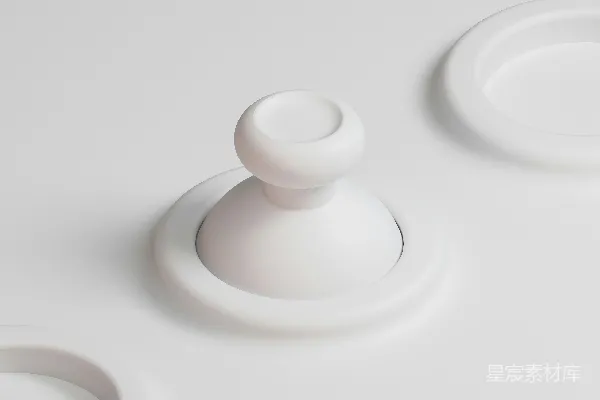 高清摄影 一张白色物体在白色表面上的特写。