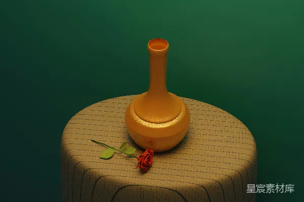 高清摄影 一个插着花的花瓶