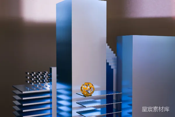 高清摄影 一座高大的白色建筑，顶部有一个金色的球。