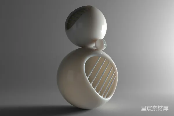 高清摄影 一个白色物体放在桌子上。