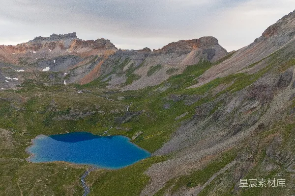 高清摄影 高山蓝湖