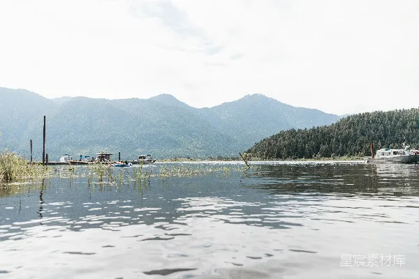 高清摄影 湖畔静谧时光