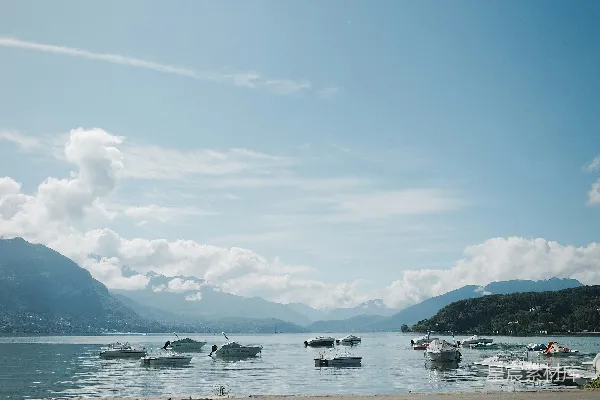 高清摄影 湖畔静谧的夏日时光