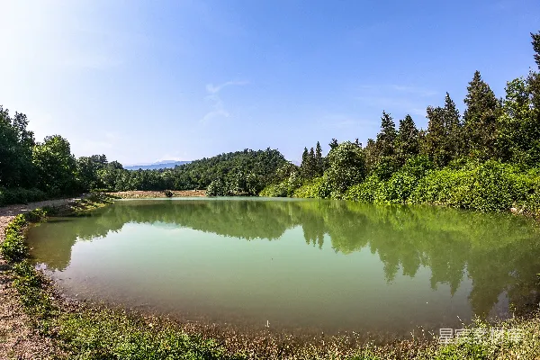 高清摄影 宁静的湖畔风光