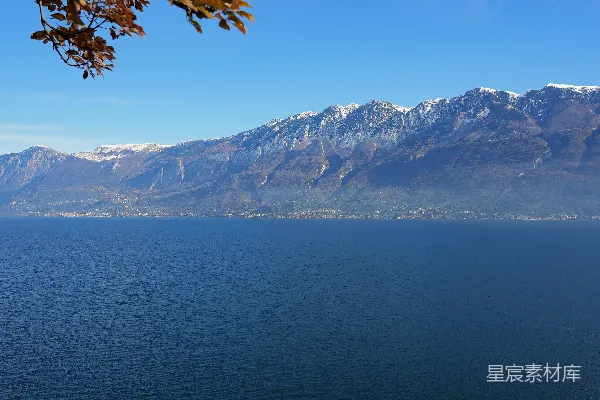 高清摄影 湖光山色秋景图