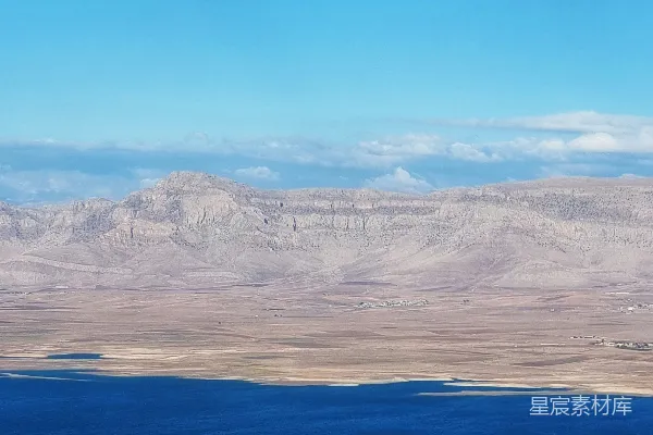 高清摄影 高原湖泊全景