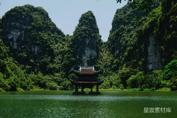 高清摄影 越南壮丽的喀斯特山景