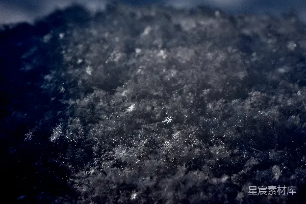 高清摄影 冰晶的微光