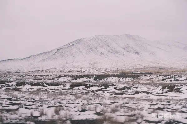 高清摄影 雪后的宁静山景