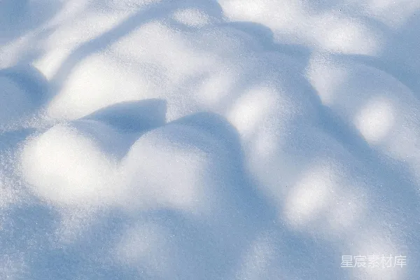 高清摄影 雪地光影纹理