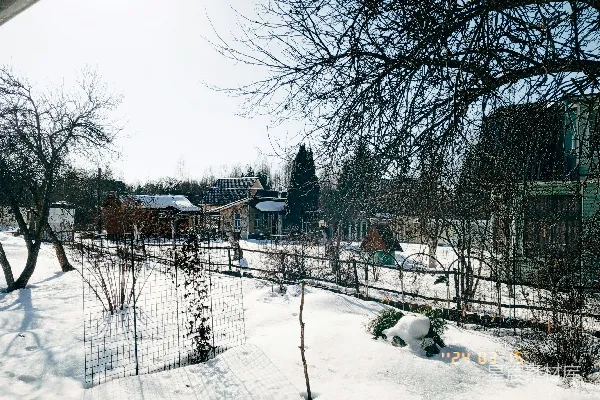 高清摄影 冬日乡村雪景