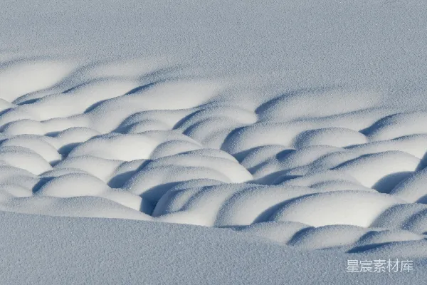 高清摄影 雪地波纹