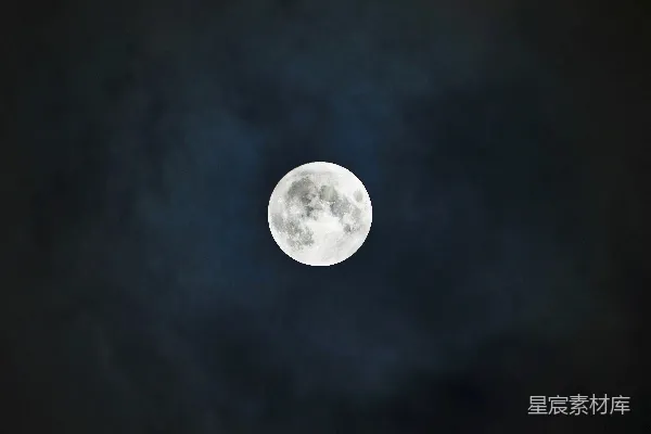 高清摄影 夜空中的圆月