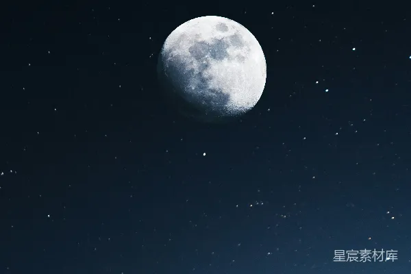 高清摄影 夜空中的明月