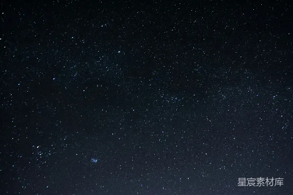 高清摄影 璀璨夜空的点点星光