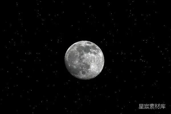 高清摄影 夜空中的圆月