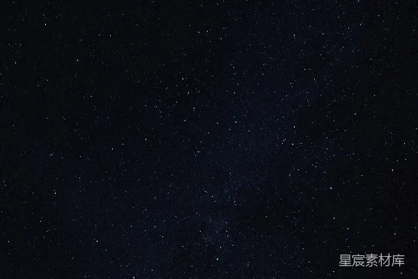 高清摄影 夜空中闪烁的星星