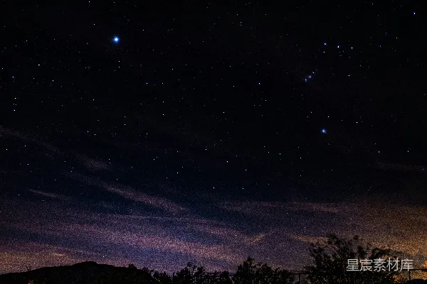 高清摄影 夜空下的星星
