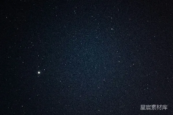 高清摄影 深邃星空下的点点星光
