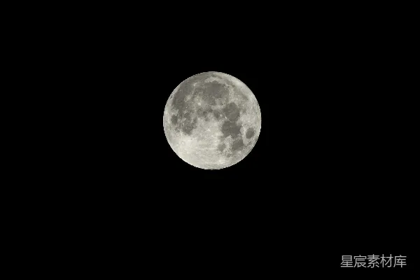 高清摄影 夜空中的满月