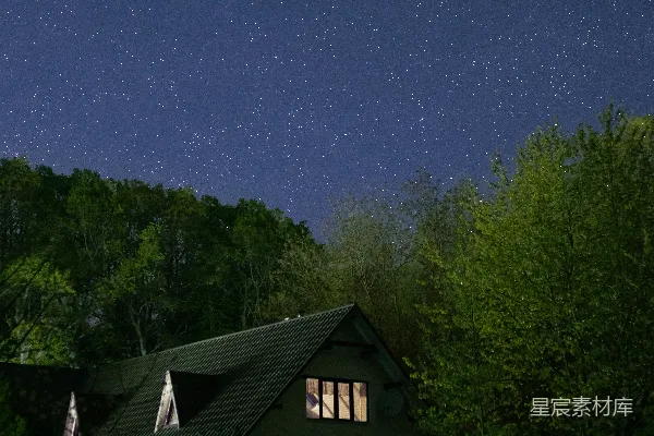 高清摄影 星空中宁静的夜晚