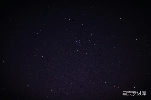 高清摄影 夜空中闪烁的星群
