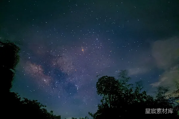 高清摄影 星空下的夜空