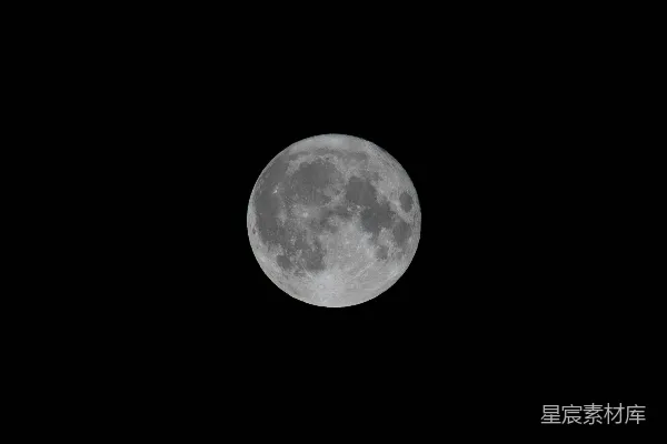 高清摄影 夜空中的一轮明月
