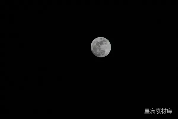 高清摄影 夜空中的明月