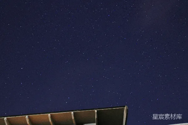 高清摄影 星空下的建筑