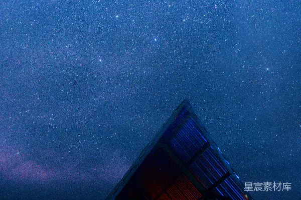 高清摄影 星空下的摩天大楼