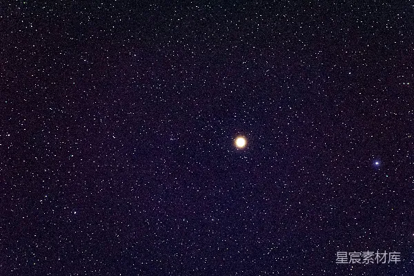 高清摄影 璀璨星空下的点点星光
