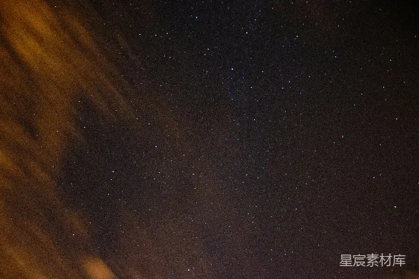 高清摄影 夜空中闪烁的星星