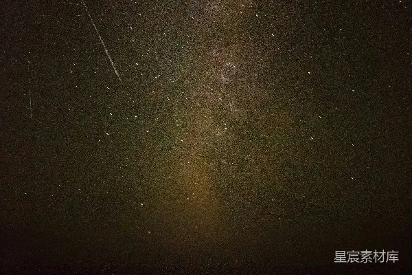 高清摄影 银河与流星