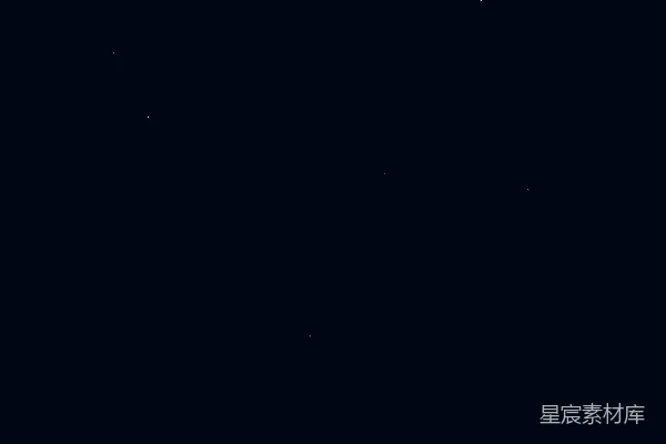 高清摄影 夜空中的一弯新月