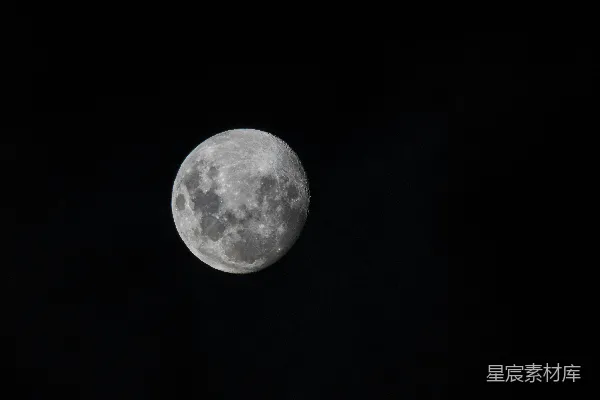 高清摄影 夜空中的一轮明月