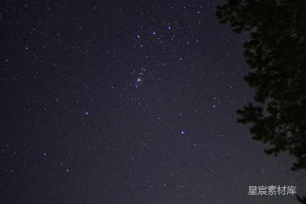 高清摄影 夜空下的帐篷与繁星