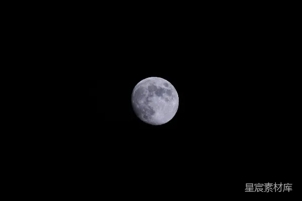 高清摄影 夜空中的一轮明月