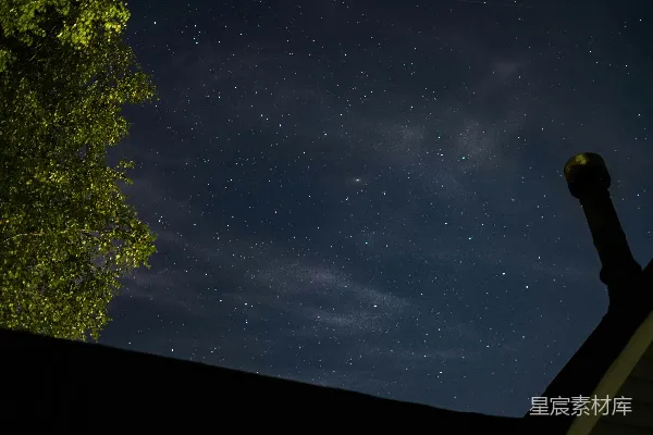 高清摄影 夜空下的星河