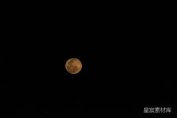 高清摄影 夜空中的满月