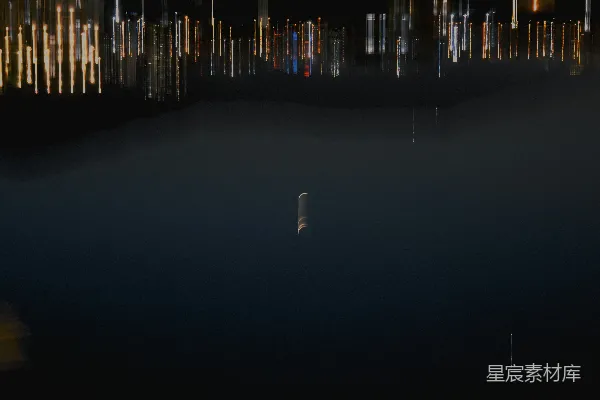 高清摄影 倒影中的光之雨