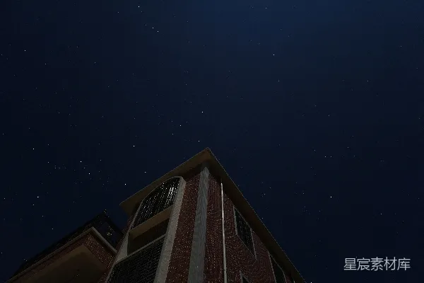 高清摄影 夜空下的建筑