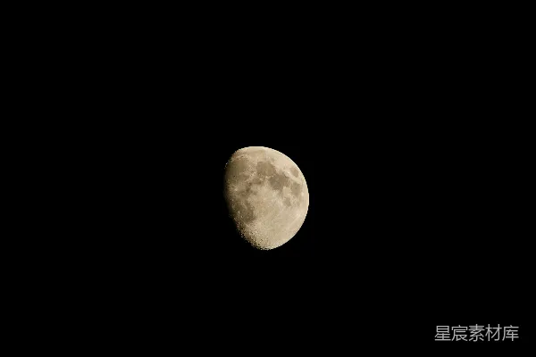 高清摄影 夜空中的一轮明月