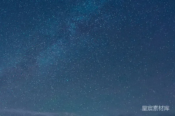 高清摄影 星河下的寂静旷野