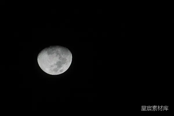 高清摄影 夜空中的圆月
